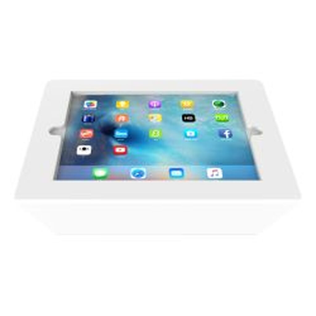Deltacoimp Desktop Stand For 9.7 Ipads, 125 Angle, Aluminium, White