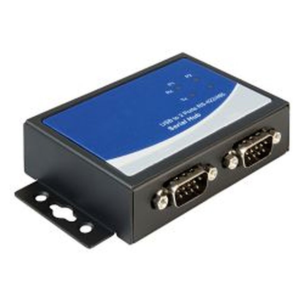 Delock Usb 2.0 Adapter For 2 X Serial Ports Rs-422/485, Black