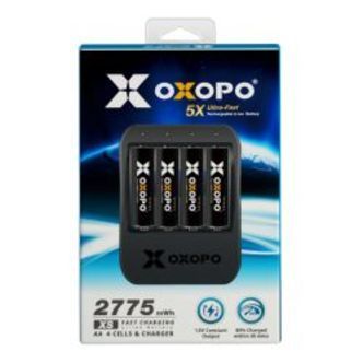 Oxopo Li-ion 4xaa Battery 1850mah W/charger