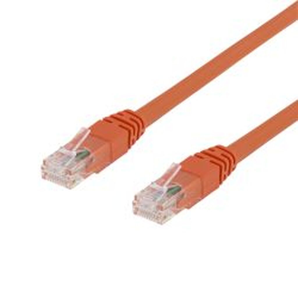 Deltaco U/utp Cat6 Patch Cable, Lszh, 0.75m, Orange