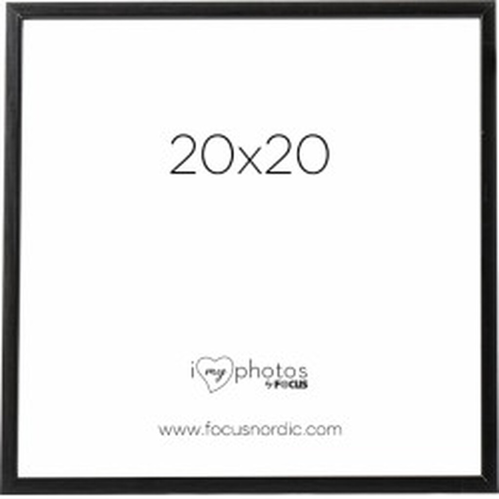 Focus Rock Black 20x20 - Ramme