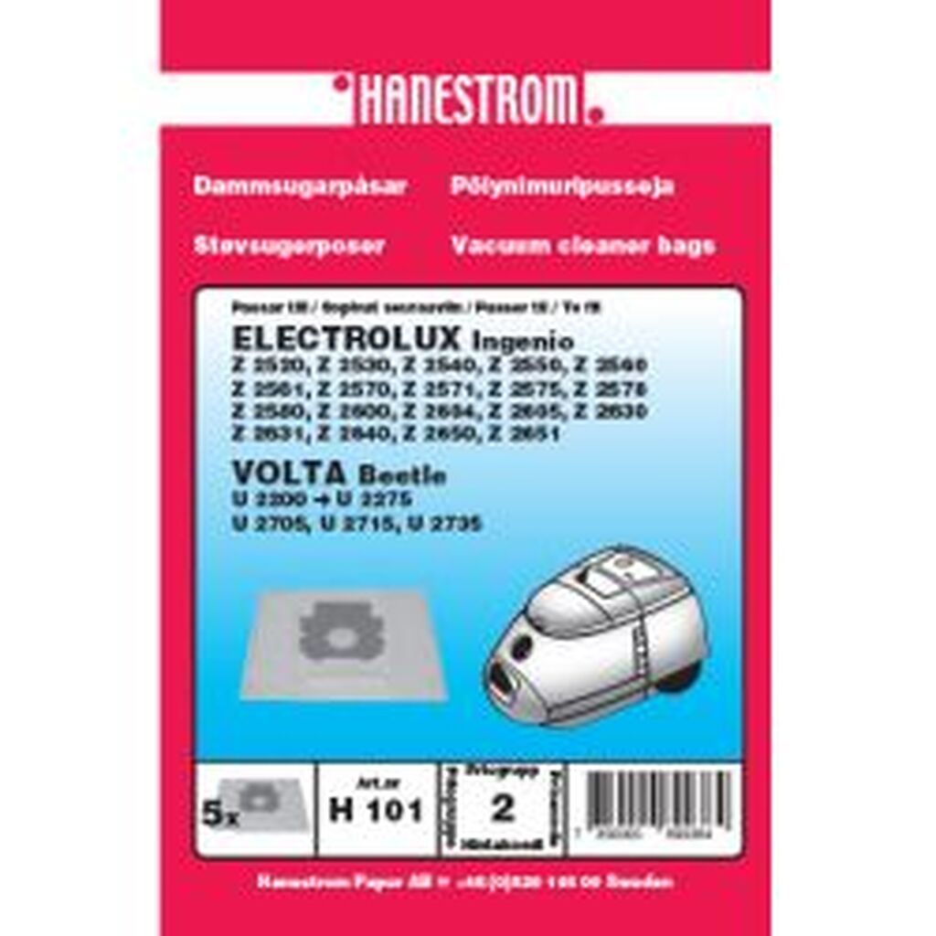 Hanestroem Dammsugarpåsar Elux Ingenio, Volta Beetle