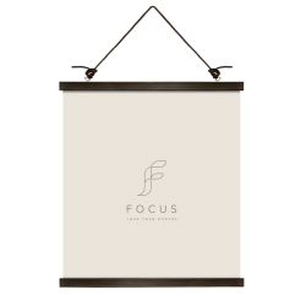 Focus Poster Hanger Magnetic Walnut 41cm
