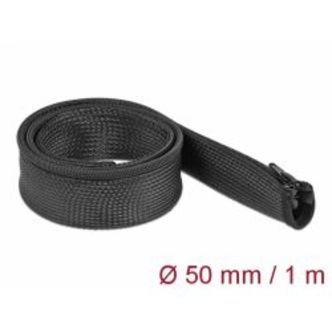 Delock Braided Sleeve With Zip Fastener Heat-resistant 1 M X 50 Mm