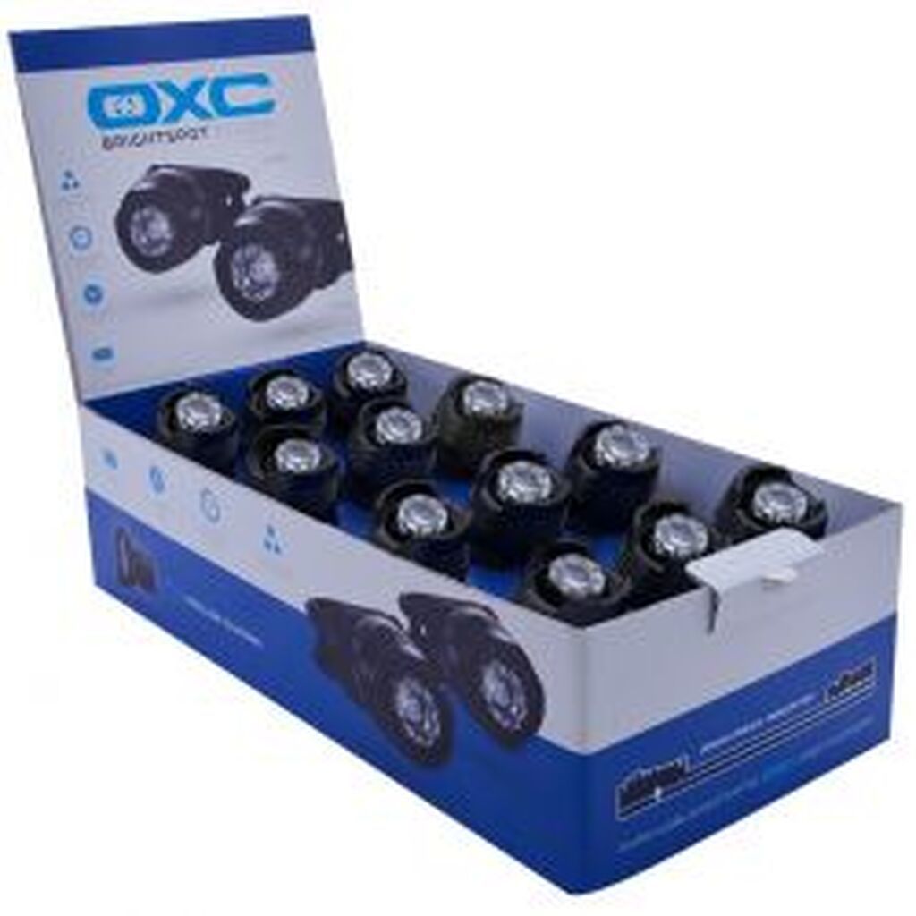 OXC Lygte Brightspot LED Forlygte 12-pak - Cykellygte