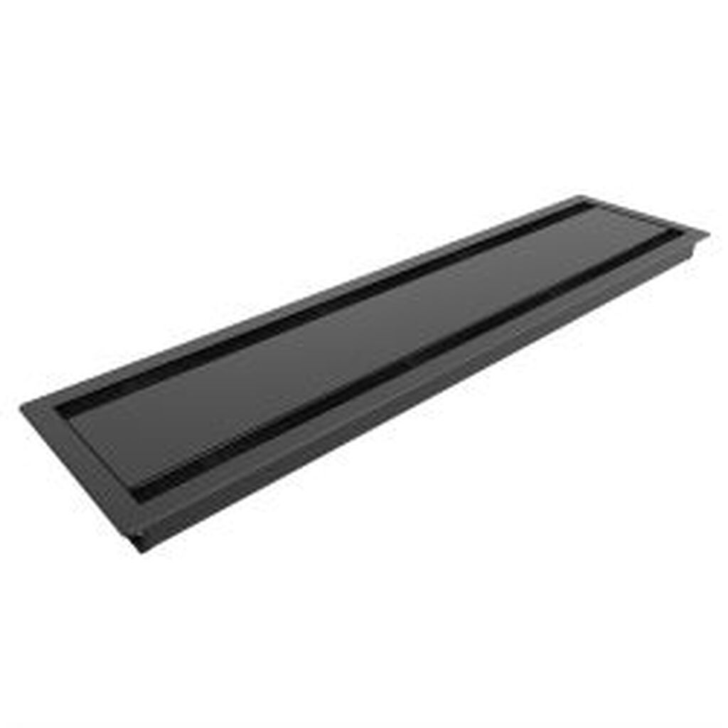 Axessline Flip Cover 04 - Table Top Dual Conference Lid, L600 Mm, Blac