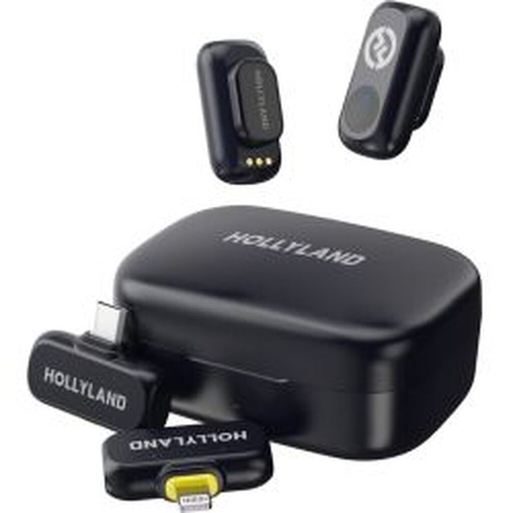 Hollyland LARK A1 Combo with USB-C RX + Lightning RX + Charging Case