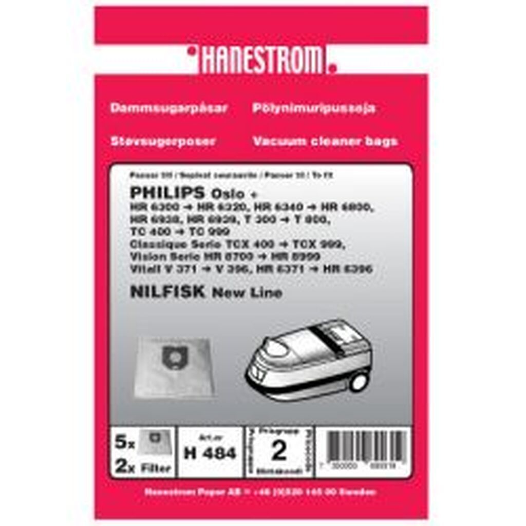 Hanestroem Dammsugarpåsar Philips Oslo+