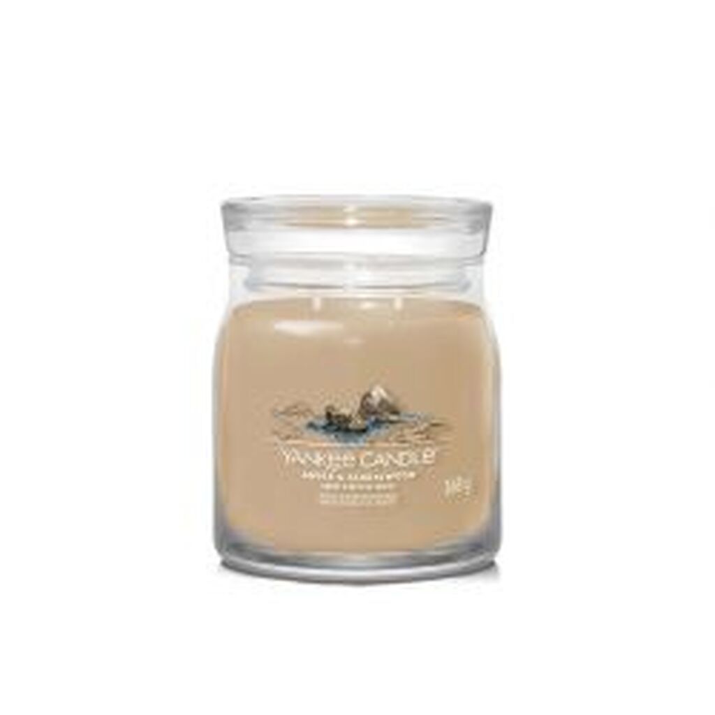 Yankee Candle Yc Signature - Medium - Amber & Sandalwood - Duftlys