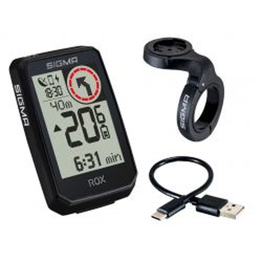 SIGMA Sport Computer Rox 2.0 Endurance (black) - Cykelcomputer