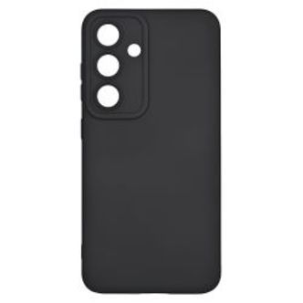 Essentials Samsung Galaxy S24 Fe Recycled Silicone Back Cover, Black