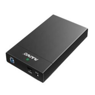 Deltacoimp External Hdd Enclosure, Usb 3.0, 3.5 Hdd, Usb-a, Black