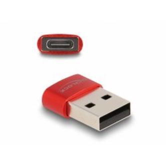 Delock Usb 2.0 Adapter Usb Type-a Male To Usb Type-c? Female Red