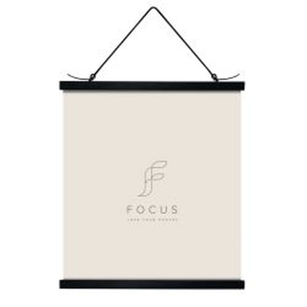 Focus Poster Hanger Magnetic Black 51cm