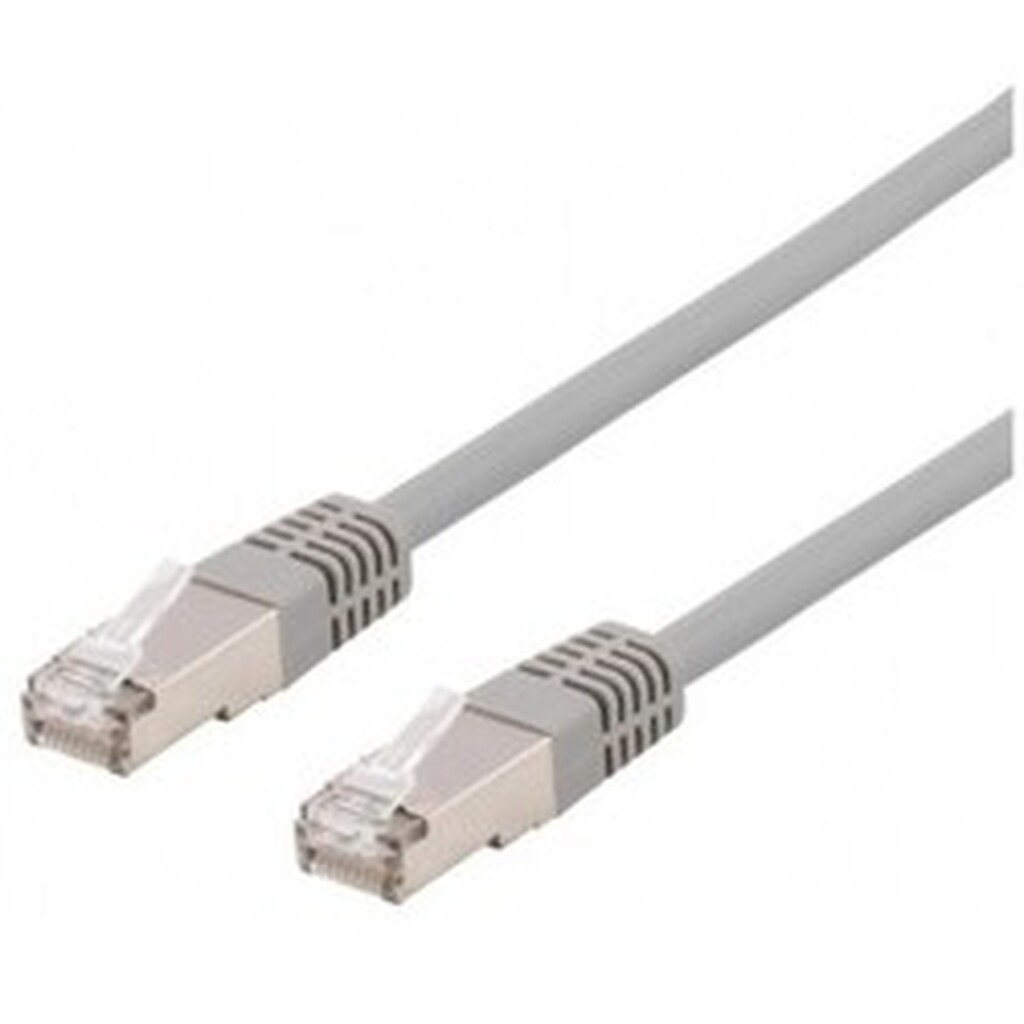 Deltaco S/ftp Cat6 Patchkabel Lszh 1m Grey - Ledning