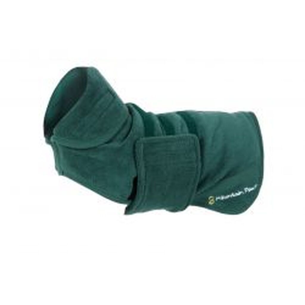 Mountain Paws Dog Robe, Small, Green - Hundeudstyr