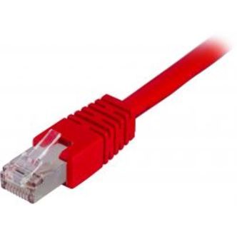 Deltaco F/utp Cat6 Patch Cable, Lszh, 1m, Red