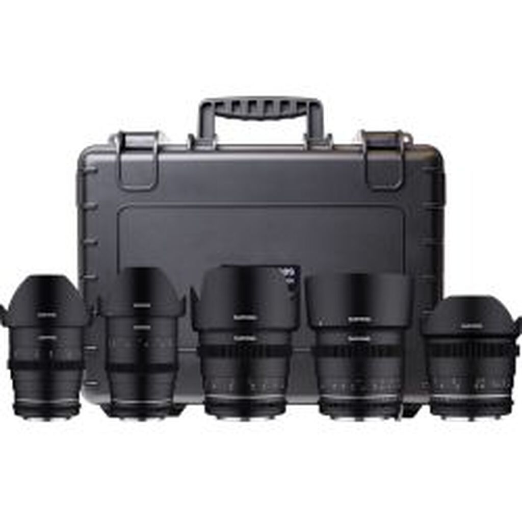 Samyang 5 KIT 14/24/35/50/85 VDSLR MK2 Canon EF + hardcase