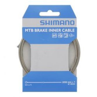 Shimano Bremsekabel Mtb Rustfri 1st, 1,6x2050mm - Cykelreservedele