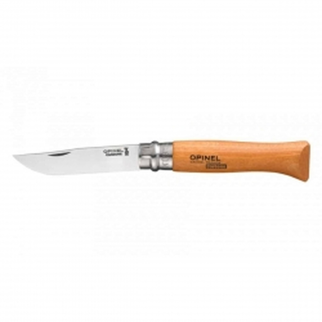 Opinel N9 carbon steel 9,0 cm. bøg