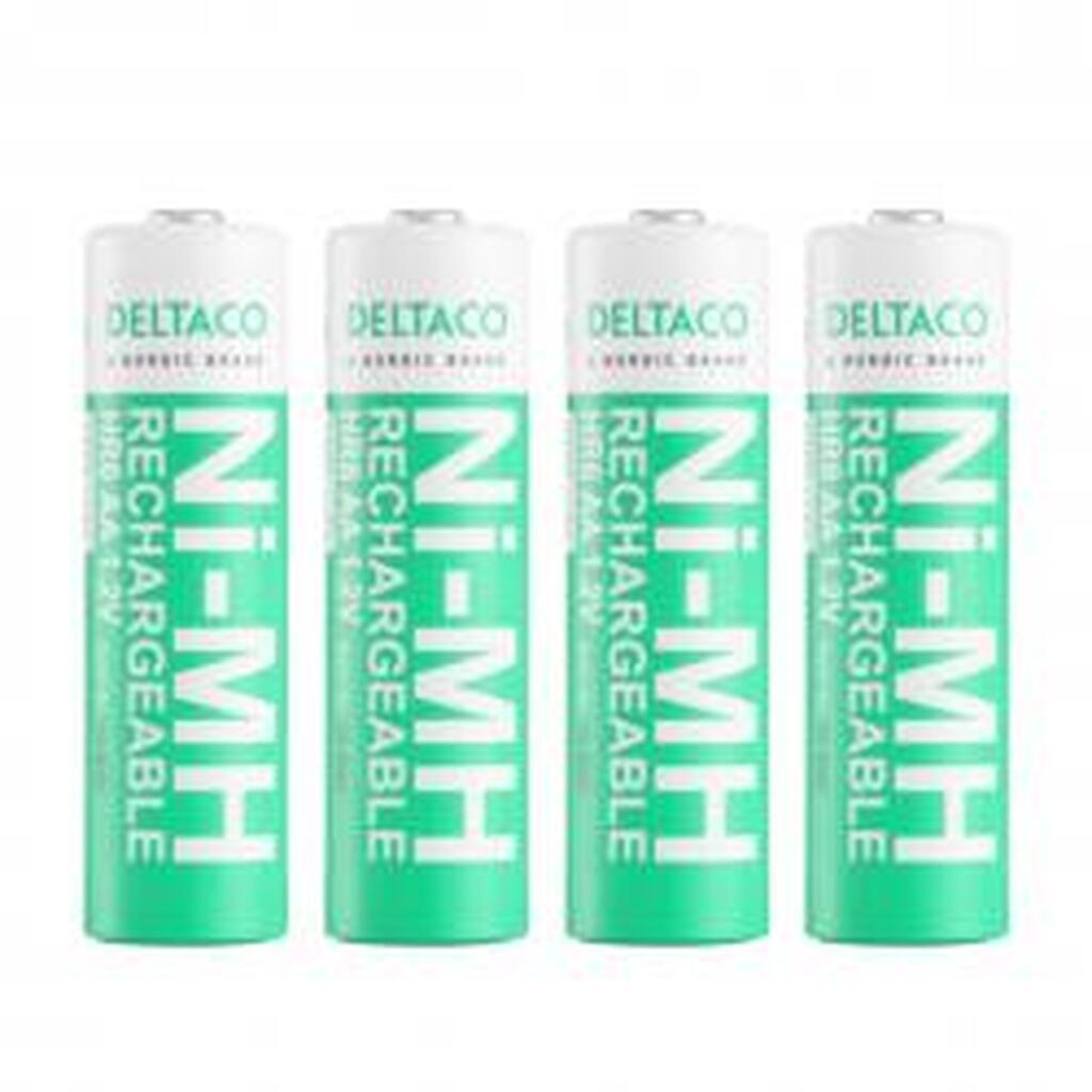 Deltaco Ultimate Nimh Rechargeable Lr6/aa Size 2300mah 4pack (sg) - Batteri