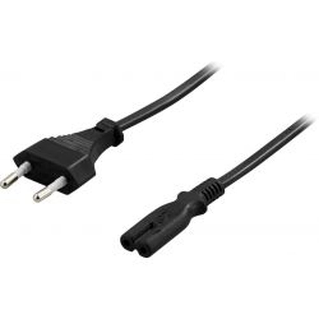 Deltaco Nonearthed Device CableÂ cee 7/16Â toÂ iec 60320 C7 3m Black