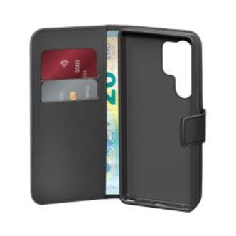 Puro Samsung Galaxy S25 Ultra Wallet Case, 2 Card Slots, Black