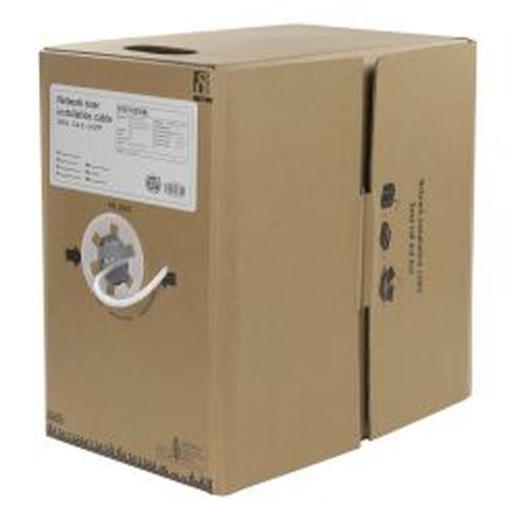 Deltaco U/utp Cat6 Install Riser Cable 305m Box 250mhz Delta, White