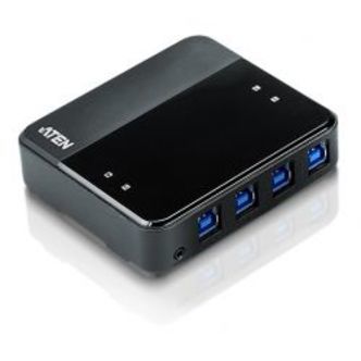 Aten Usb 3.0 Hub 4 Cpus 4xusb A Female 2xusb B Female Black