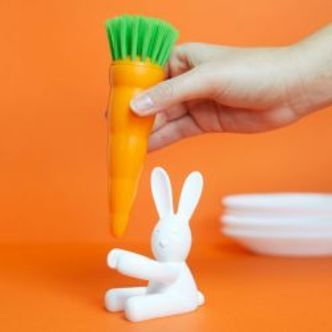 Balvi Dish Brush,bunny,white/orange - Rengøring