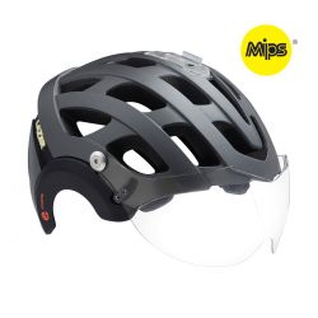 Lazer hjelm Anverz NTA MIPS mat titan S +led - Cykelhjelm