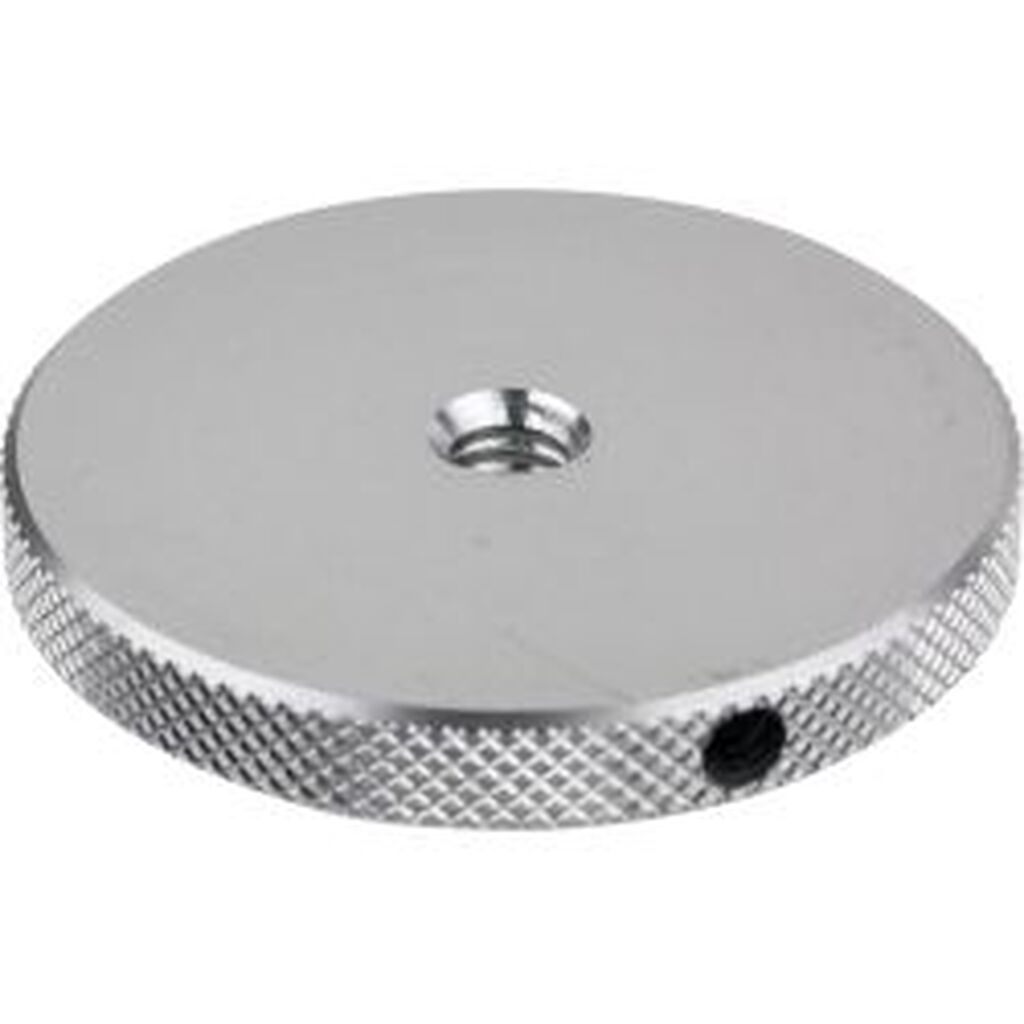 Kupo KS-068 Round Knurled Flange Disc 1.77 with 1/4-20 Female