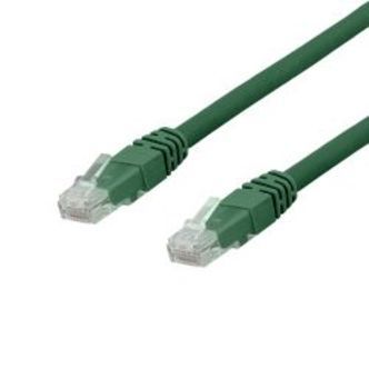 Deltaco U/utp Cat6a Patch Cable, Lszh, 5m, Green