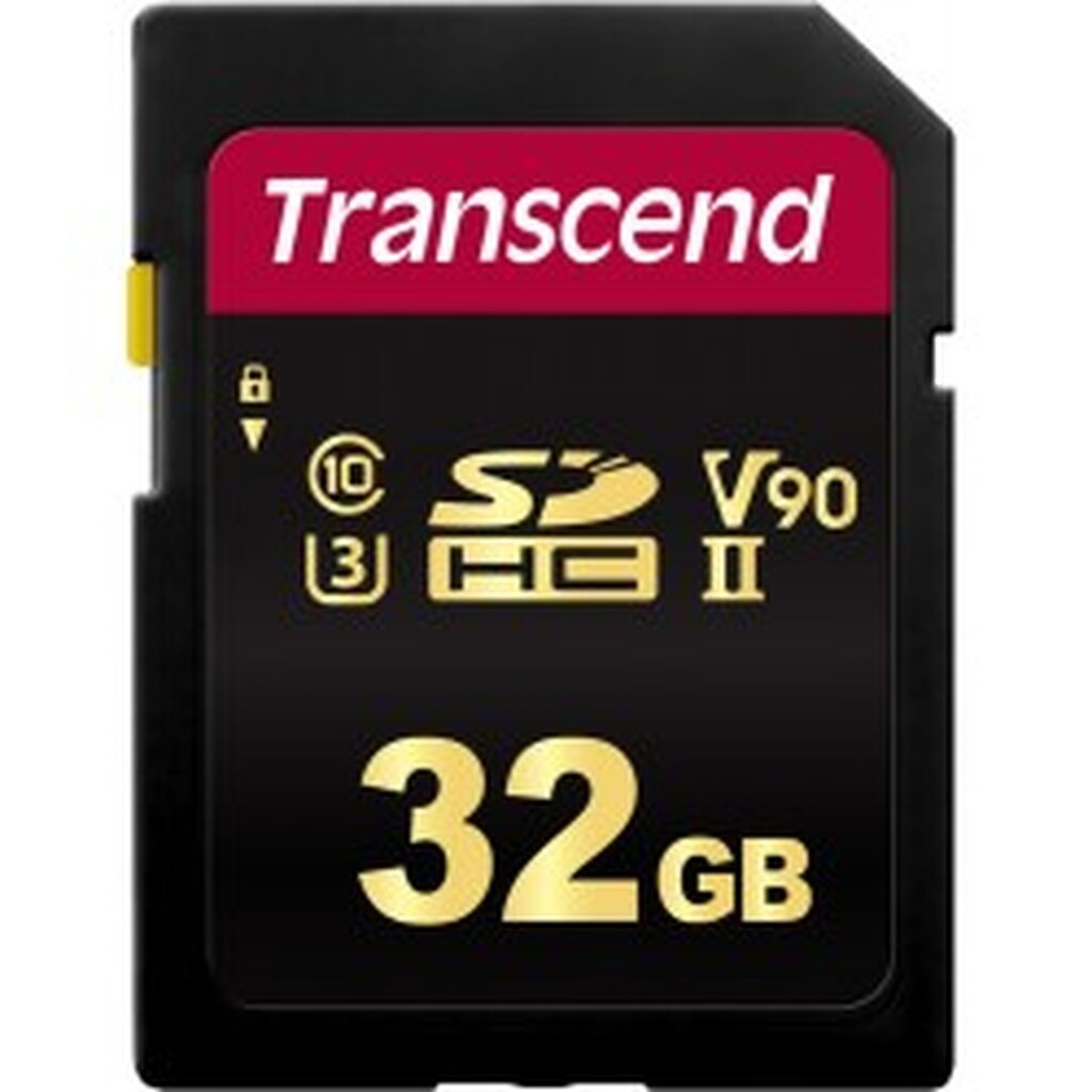 Transcend SDXC/SDHC 700S SD UHS-II U3 (V90) R285/W180 32GB - Hukommelseskort