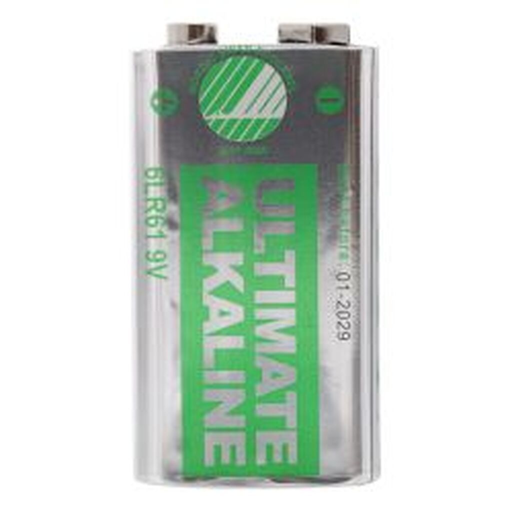 Deltaco Ultimate Alkaline Batterie, 9v, 6lr61, 1-pack