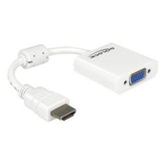 Delock Adapter Hdmi-a Male &gt; Vga Female White
