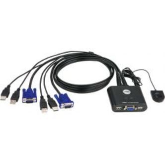 Aten Kvm Switch, 1 Console Controls 2 Computers, Usb, 0.9m