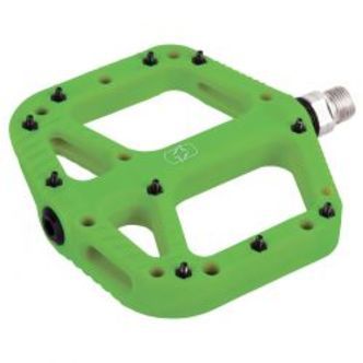 Oxc Oxford Loam 20 Nylon Flat Pedals Grøn - Cykelpedal