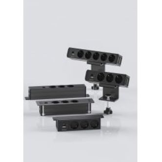 Deltaco Office Under-desk Outlet Angled,5 Outlet,1x21w A+c Usb,gst18
