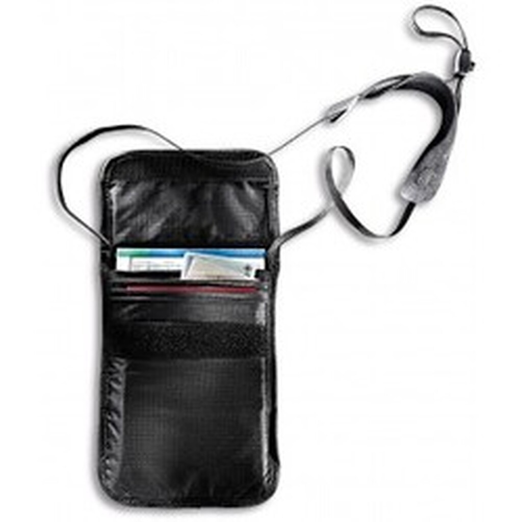 Tatonka Skin Folded Neck Pouch - Black - Str. Stk. - Pung