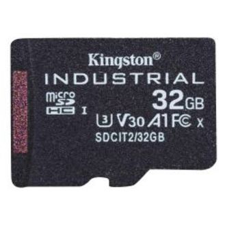 Kingston 32gb Microsdhc Industrial C10 A1 Pslc Card W/o Adapter