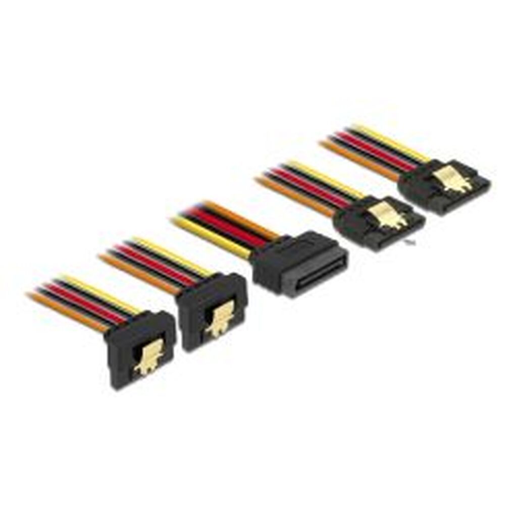 Delock Cable Sata 15 Pin Power Plug With Latching Function, 30 Cm