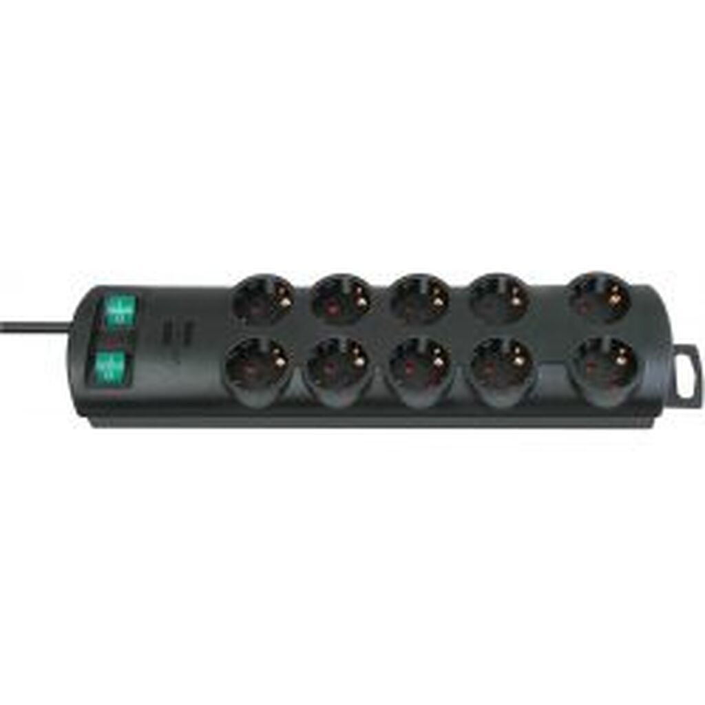 Brennenstuhl Branch Socket 10xcee 7/3 Socket Wall Mountable 2m