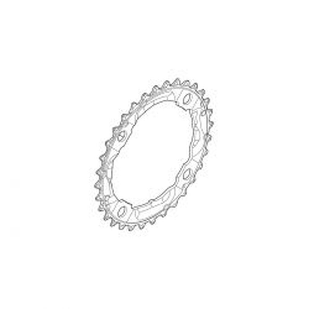 Shimano Klinge Fc-m532 36t 104mm Sølv 9-sp - Cykel klinge