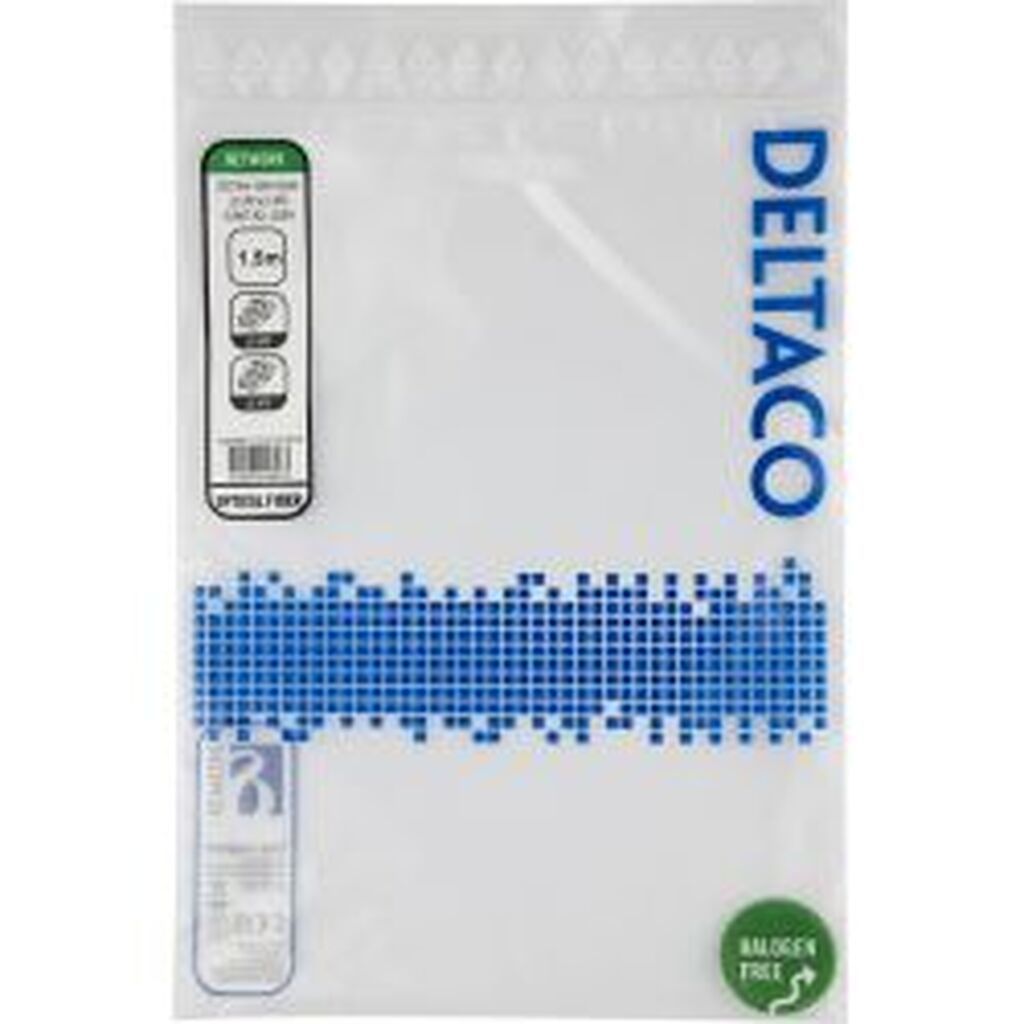 Deltaco Os2 Fiber Cable, Lc - Lc, Duplex, Upc/apc, 1,5m