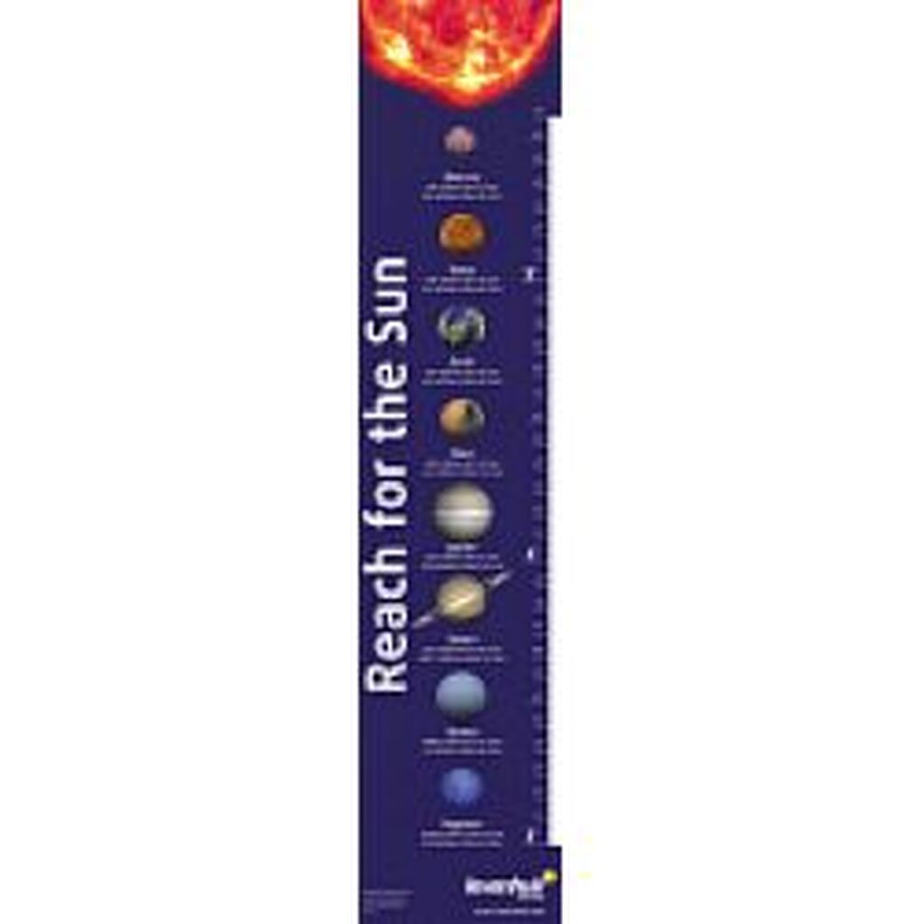 (DE) Levenhuk Reach for the Sun Growth Chart - Plakat