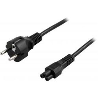 Deltaco Device Cable 3-pin For Notebook Straight Cee 7/7 & Iec C5 3m