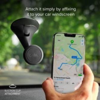 Sbs Magnetic Car Holder With Suction Cup, Dashboard/windshield