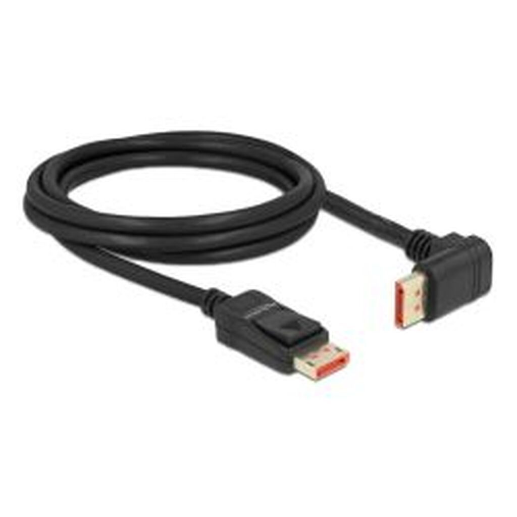 Delock Displayport Cable Male&gt; Male 90Â° Upwards Angled 8k 60 Hz 2m