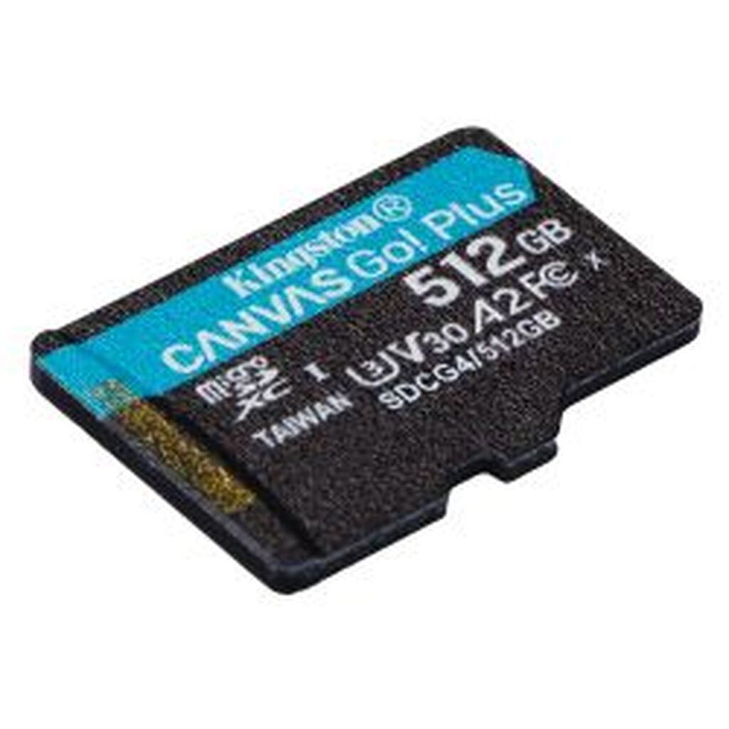 Kingston 512gb Microsdxc Canvas Go Plus Gen4 200r A2 U3 Single W/oadp